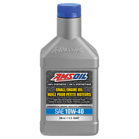 AMSOIL 10W-40 100% Synthetic Small-Engine Oil 946 ml Bottle