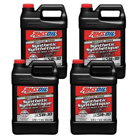 AMSOIL Signature Series 5W-30 100% Synthetic Motor Oil Case of 4