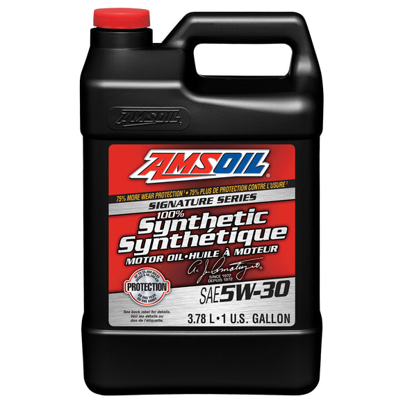 AMSOIL Signature Series 5W-30 100% Synthetic Motor Oil 3.78 Liter Jug