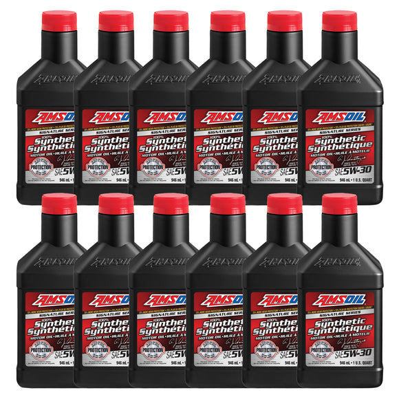 AMSOIL Signature Series 5W-30 100% Synthetic Motor Oil Case of 12