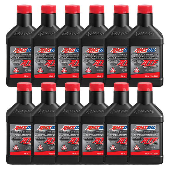 AMSOIL Signature Series Multi-Vehicle 100% Synthetic Automatic Transmission Fluid Case of 12