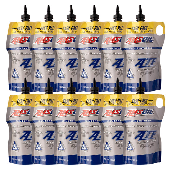 AMSOIL Signature Series Fuel-Efficient 100% Synthetic Automatic Transmission Fluid Case of 12