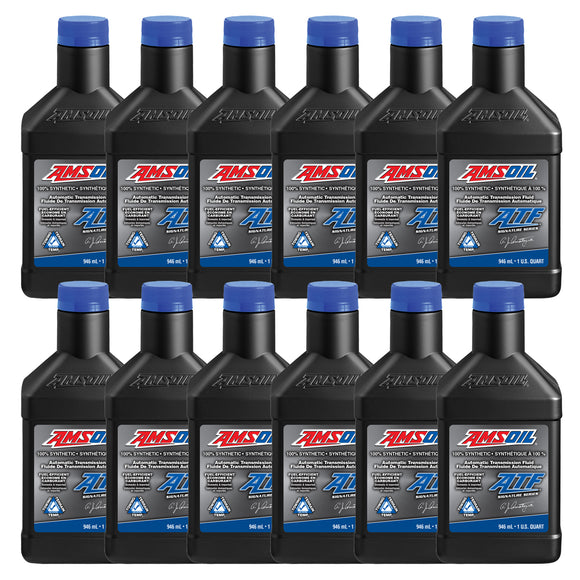AMSOIL Signature Series Fuel-Efficient 100% Synthetic Automatic Transmission Fluid Case of 12