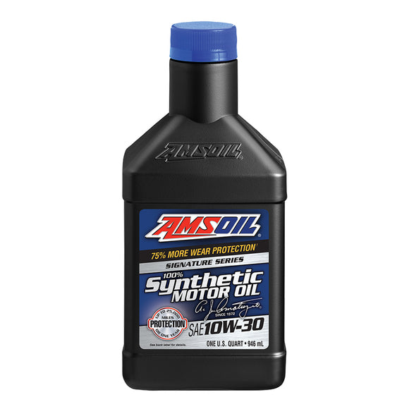 AMSOIL Signature Series 10W-30 100% Synthetic Motor Oil 946 ml Bottle