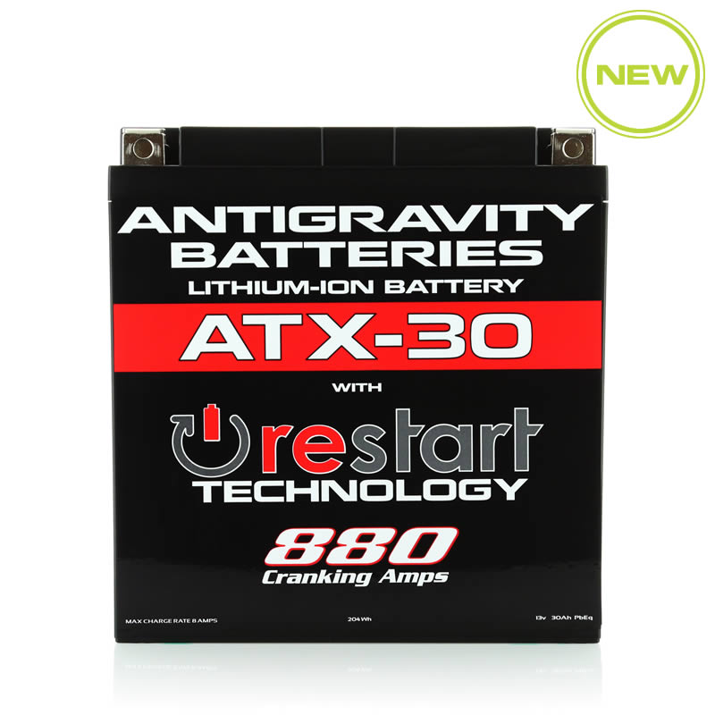 Antigravity YTX30 Lithium Battery w/Re-Start
