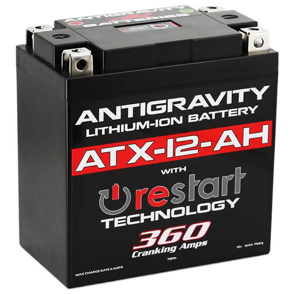 Antigravity YTX12B-BS Lithium Battery w/Re-Start