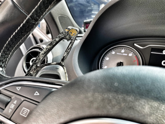 S3 8V forged carbon paddle shifters - BLACK