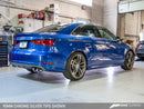 AWE Track Edition Exhaust for Audi 8V S3 - Chrome Silver Tips, 90mm-1