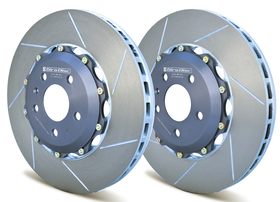Girodisc Front Slotted 2pc Rotor Set for Audi B8 S4/S5