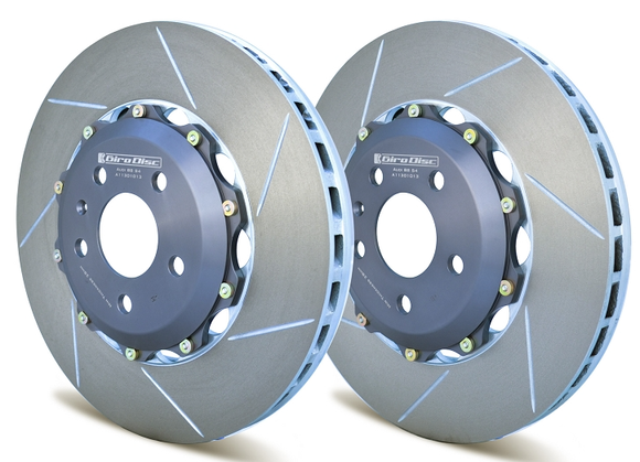 Girodisc Front Slotted 2pc Rotor Set for Audi B8 S4/S5
