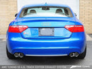 AWE Tuning S5 4.2L Track Edition Exhaust System - Polished Silver Tips-4