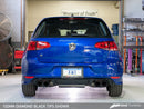 AWE Track Edition Exhaust for MK7 Golf R - Diamond Black Tips, 102mm-1