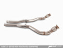 AWE Non-Resonated Downpipes for Audi 8R Q5 / SQ5 3.0T-1