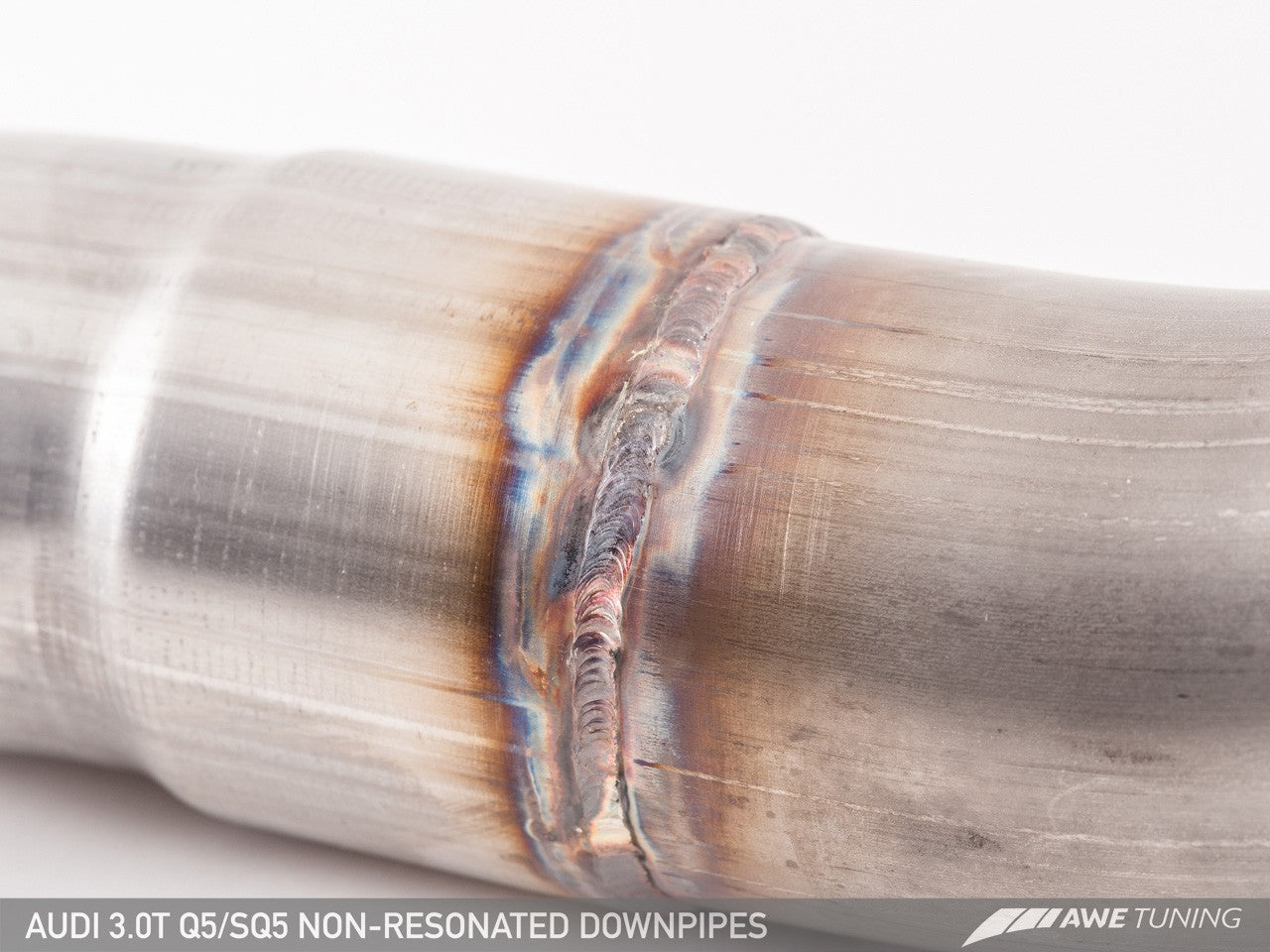AWE Non-Resonated Downpipes for Audi 8R Q5 / SQ5 3.0T - 0