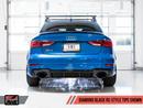 AWE Tuning 17-20 Audi RS3 8V Track Edition Exhaust - Diamond Black Tips RS-Style Tips-5