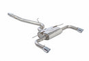AWE Tuning Audi A3 Touring Edition Exhaust - Dual Outlet, Chrome Silver 90 mm Tips-1