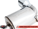 AWE Non-Resonated Touring Edition Exhaust for A90 Supra - 5" Chrome Silver Tips-6