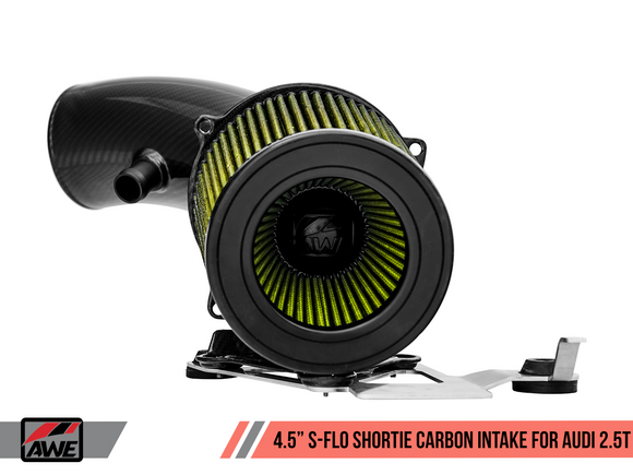 AWE 4.5" S-FLO Shortie Carbon Intake for Audi RS 3 / TT RS