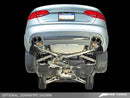 AWE Touring Edition Exhaust for B8 A4 2.0T - Quad Tip, Polished Silver Tips-4