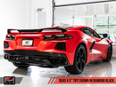 AWE Track Edition Exhaust for C8 Corvette -- Diamond Black Tips-2