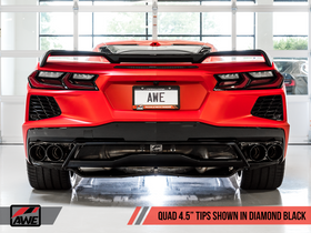 AWE Touring Edition Exhaust for C8 Corvette -- Diamond Black Tips