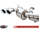 AWE Touring Edition Exhaust for C8 Corvette -- Chrome Silver Tips-6