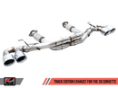 AWE Track Edition Exhaust for C8 Corvette -- Chrome Silver Tips-7