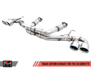AWE Track Edition Exhaust for C8 Corvette -- Chrome Silver Tips-8