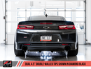 AWE Touring Edition Catback Exhaust for Gen6 Camaro SS / ZL1 - Resonated - Diamond Black Tips (Quad Outlet)-1