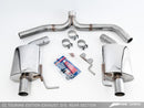 AWE Touring Edition Exhaust for VW CC 2.0T - Dual Outlet - Chrome Silver Tips-2