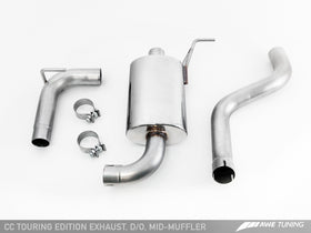 AWE Touring Edition Performance Exhaust for VW CC 2.0T - Diamond Black Tips - 0