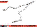 AWE Track Edition Exhaust for 15+ Challenger 6.4 / 6.2 SC - Stock Tips-1