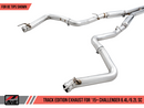 AWE Track Edition Exhaust for 15+ Challenger 6.4 / 6.2 SC - Stock Tips-2