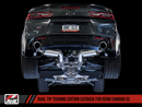 AWE Touring Edition Axleback Exhaust for Gen6 Camaro SS - Diamond Black Tips (Dual Outlet)-3