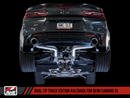 AWE Track Edition Axleback Exhaust for Gen6 Camaro SS - Diamond Black Tips (Dual Outlet)-3