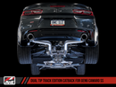 AWE Track Edition Axleback Exhaust for Gen6 Camaro SS - Chrome Silver Tips (Dual Outlet)-1