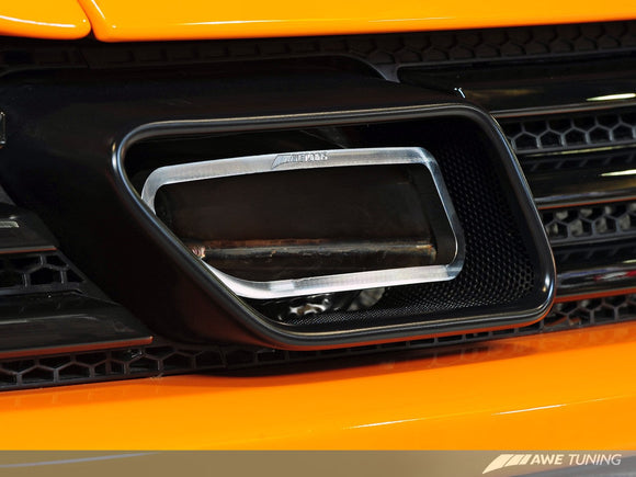 AWE Performance Exhaust for McLaren MP4-12C - Machined Tips