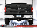 AWE 0FG Single Exit Exhaust for '15-'20 F-150 - 4.5" Chrome Silver Tips-8