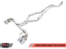 AWE Track Edition Exhaust for G20 M340i - Chrome Silver Tips-1