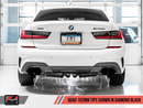 AWE Track Edition Exhaust for G20 M340i - Diamond Black Tips-2
