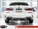 AWE Track Edition Exhaust for G20 M340i - Chrome Silver Tips-6