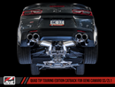 AWE Touring Edition Catback Exhaust for Gen6 Camaro SS / ZL1 - Non-Resonated - Chrome Silver Tips (Quad Outlet)-3