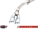 AWE 0FG Exhaust with BashGuard for Ford Ranger - Dual Chrome Silver Tips-11