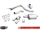 AWE 0FG Exhaust with BashGuard for Ford Ranger - Dual Chrome Silver Tips-13