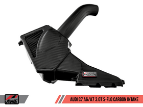 AWE S-FLO CARBON INTAKE FOR AUDI C7 A6 / A7 3.0T - 0