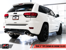 AWE Tuning 2020 Jeep Grand Cherokee SRT Touring Edition Exhaust - Chrome Silver Tips-12