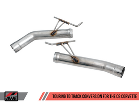 AWE Touring to Track Exhaust Conversion Kit for C8 Corvette