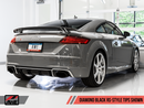 AWE Track Edition Exhaust for Audi MK3 TT RS - Diamond Black RS-style Tips-4