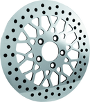 Bikers Choice 11.5 Inch Front Mesh Brake Rotor 84-16 Big Twin & XL Except 06-17 FXD 08-17 FLH FLT-1