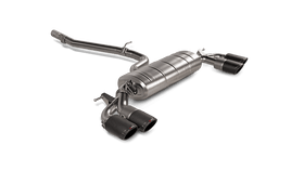 Akrapovic 2021+ Audi S3 Sedan (8Y) Evolution Line Cat Back (Titanium) w/Carbon Tips - 0